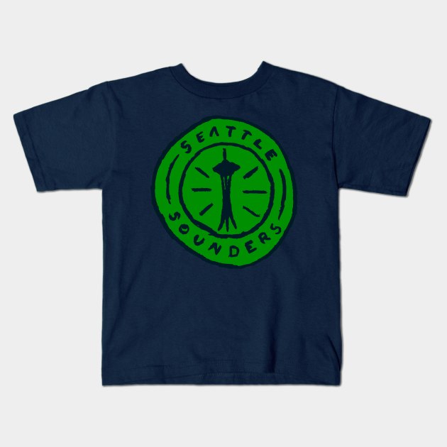 Seattle Sounders FC 04 Kids T-Shirt by Very Simple Graph